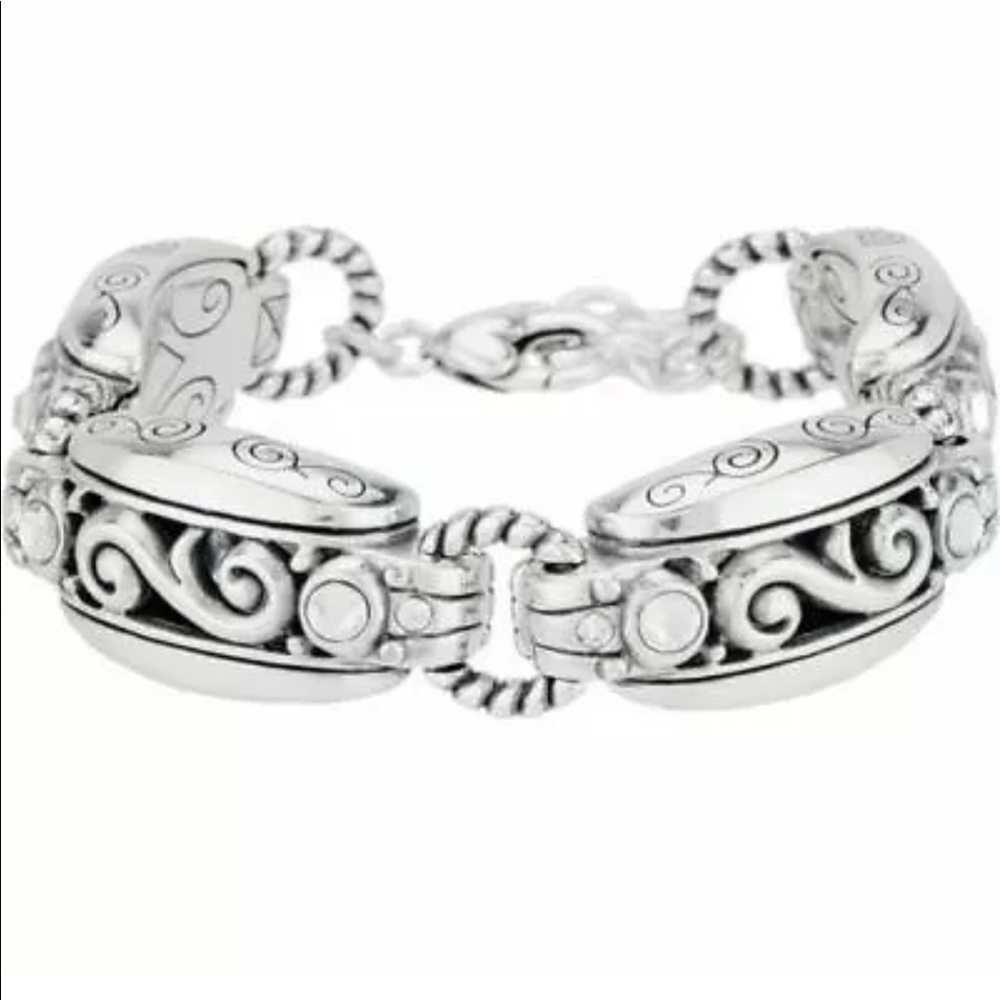 BRIGHTON BIBI SCROLL BRACELET with Swarovski Crystals